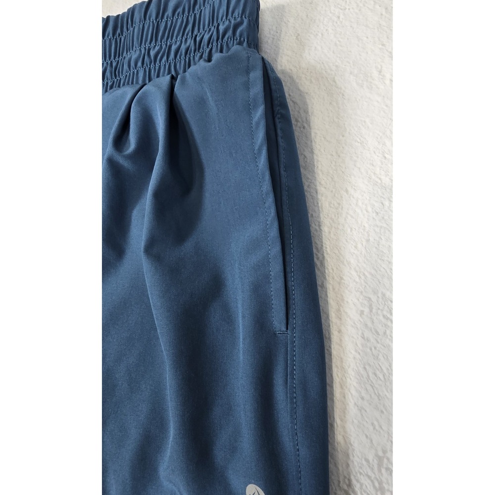 Apana Womens Teal Green Athletic Shorts Large Spandex Elastic Waist Pull On Logo - Picture 6 of 12